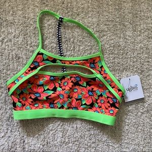 NWT Floral swim top